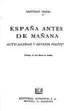 Portada de España antes de mañana