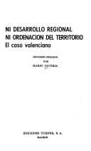 Portada de Ni desarrollo regional ni ordenación del territorio