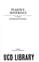 Portada de Plastics materials
