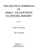 Portada de The political pamphlets of Pablo Villavicencio, " El payo del rosario"