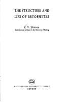 Portada de The structure and life of bryophytes