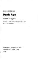 Portada de The coming Dark Age.