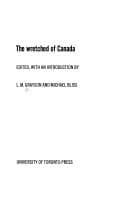 Portada de The wretched of Canada