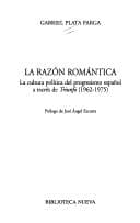 Portada de La razón romántica
