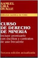 Portada de Curso de derecho de minería
