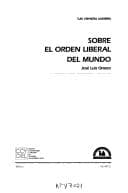 Portada de Sobre el órden liberal del mundo