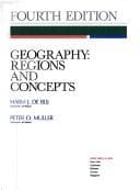 Portada de Geography, regions and concepts