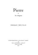 Portada de Pierre, or The Ambiguities