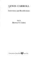 Portada de Lewis Carroll, interviews and recollections