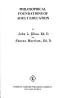 Portada de Philosophical foundations of adult education