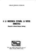 Portada de A LA Ingerencia Extrana LA Virtud Domestica