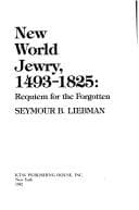 Portada de New World Jewry