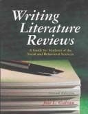 Portada de Writing Literature Reviews