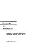 Portada de La educacion en la encrucijada (Coleccion ECC)