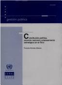 Portada de Constitución política, acuerdo nacional y planeamiento estratégico en el Perú