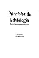 Portada de Principios de edafología