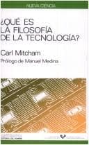 Portada de Que Es La Filosofia de La Tecnologia?