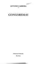 Portada de Gongoremas
