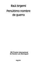 Portada de Penultimo Nombre De Guerra