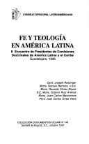 Portada de Fe y teologia en America Latina