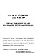 Portada de La participacion del negro en la formacion de las sociedades latinoamericanas