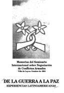 Portada de De la guerra a la paz: Experiencias latinoamericanas