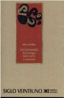 Portada de Diccionario de La Lengua Nahuatl O Mexicana