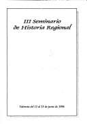 Portada de III Seminario de Historia Regional