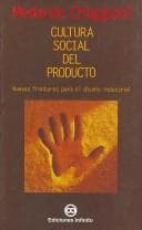 Portada de Cultura Social Del Producto/ Social Culture of The Product