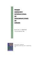 Portada de Primer Seminario Internacional de Denominaciones de Origen
