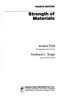 Portada de Strength of materials.