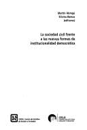 Portada de Sociedad Civil Frente a Las Nuevas Formas de Insti