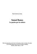 Portada de Samuel Ramos