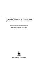 Portada de Yambografos Griegos