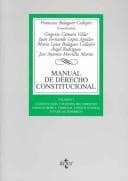Portada de Manual De Derecho Constitucional / Constitutional Guide Manual