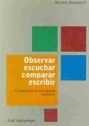 Portada de Observar, Escuchar, Comparar, Escribir