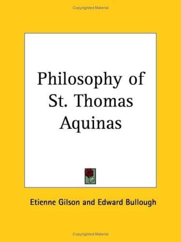 Portada de Philosophy of St. Thomas Aquinas