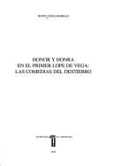 Portada de Honor y honra en el primer Lope de Vega