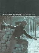 Portada de La Defensa De Madrid / The Defense of Madrid (Memoria / Memory)