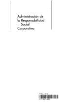 Portada de Administracion de La Responsabilidad Social Corporativa
