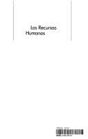 Portada de Los Recursos Humanos En Las Organizaciones