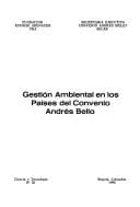Portada de Gestión ambiental en los países del Convenio Andrés Bello.