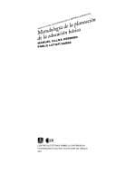 Portada de Metodología de la planeación de la educación básica