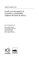 Portada de Estudio sociodemográfico de los pueblos y comunidades indígenas del Estado de México