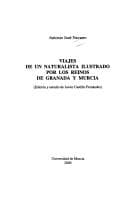 Portada de Viajes de un naturalista ilustrado por los reinos de Granada y Murcia