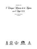 Portada de Memoria del I Coloquio Historia de la Iglesia en el Siglo XIX
