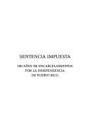 Portada de Sentencia impuesta