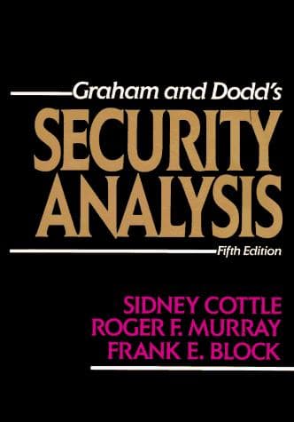 Portada de Security Analysis