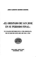 Portada de El obispado de San Jose en su periodo final