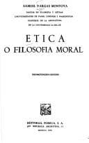 Portada de Etica, o, filosofia moral.